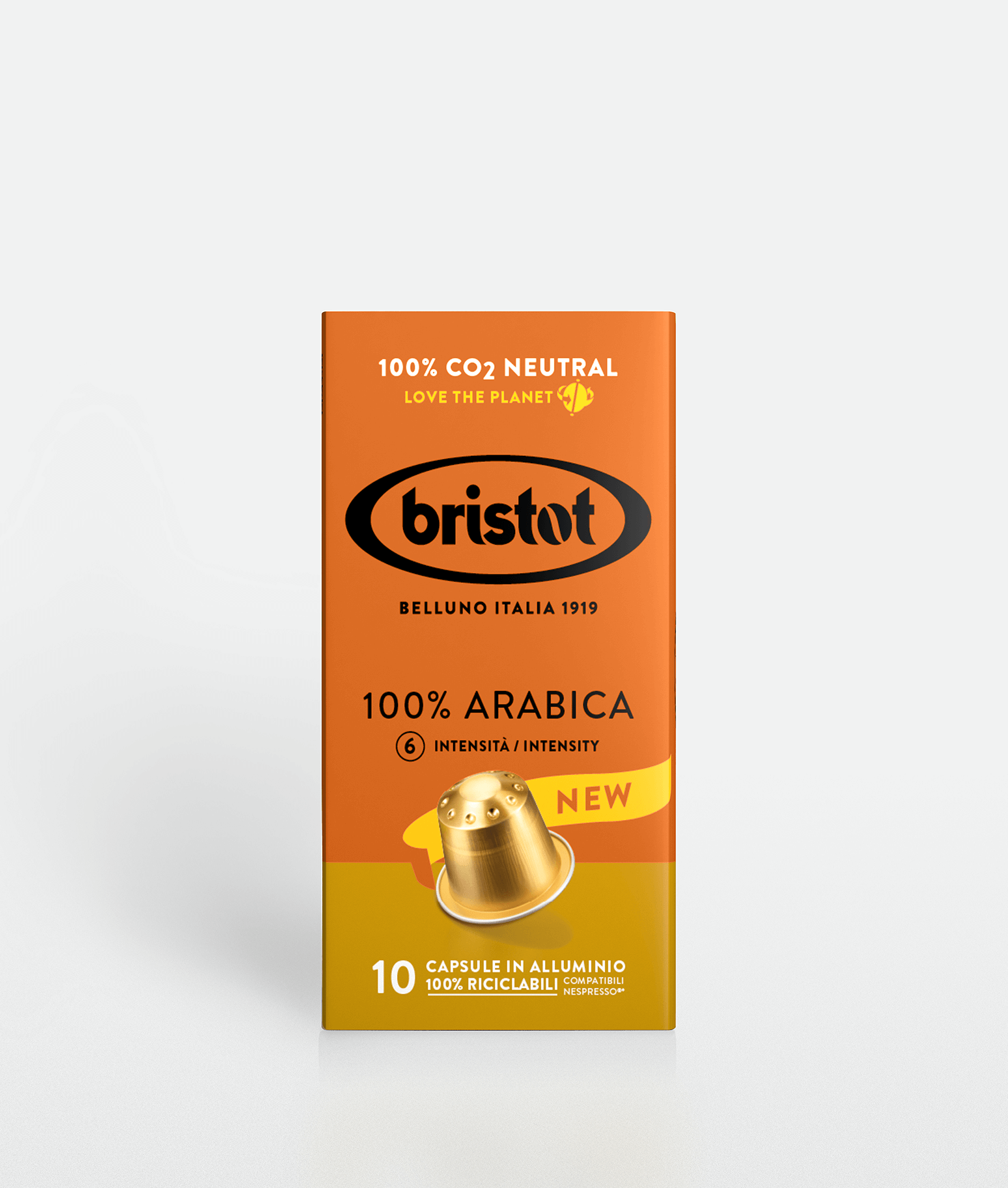 Capsules, Compatible Nespresso® 100 Arabica Caffè Bristot